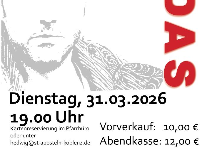 Plakat zur Veranstaltung 31.03.2026 Judas